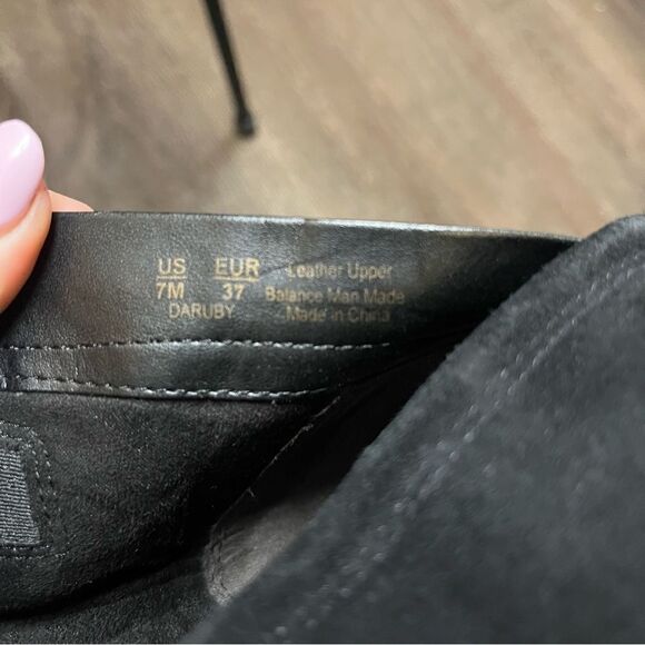 SAM EDELMAN DARUBY BOOTIE IN BLACK SUEDE - Picture 12 of 14